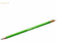 12 x Stabilo Bleistift Greengraph HB mit Tipradierer