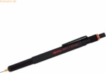 Rotring Feinminenbleistift 800+ 0,7mm HB matt schwarz
