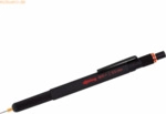 Rotring Feinminenbleistift 800+ 0,5mm HB matt schwarz