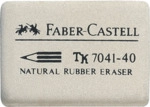 Faber Castell Radiergummi Blei+Farbstifte 24x7x36mm wei&szlig;