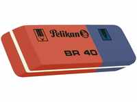 Pelikan 619569, Pelikan Radierer BR40 Kautschuk rot/blau