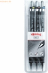 Rotring Feinminenstift Tikky 3er-Set 0,35;0,50; 0,70 schwarz