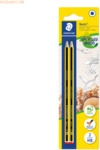10 x Staedtler Bleistift Noris HB 2 St&uuml;ck auf Blisterkarte