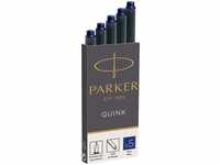 Parker 1950384, Parker Tintenpatrone Quink VE=5 Stück blau