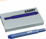 Lamy Gro&szlig;raumtintenpatrone T10 blau VE=5 St&uuml;ck