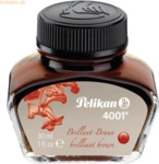 6 x Pelikan Tinte 4001 30ml Glas brilliantbraun
