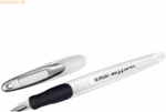 2 x Herlitz F&uuml;llhalter my.pen M-Feder schwarz/wei&szlig; LW