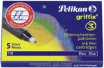 Pelikan Patronen griffix blau VE=5 St&uuml;ck