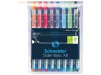 Schneider Kugelschreiber Slider Basic XB Colours 8-er Etui