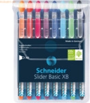 Schneider Kugelschreiber Slider Basic XB Colours 8-er Etui