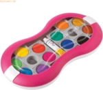 Pelikan Deckfarbenkasten Space+ 12 Farben + Deckwei&szlig; magenta