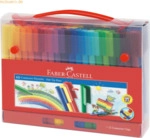 Faber Castell Filzstift Connector farbig sortiert VE=60 St&uuml;ck Koffer