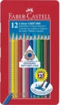 Faber Castell Farbstifte Colour Grip VE=12-er Metall-Etui