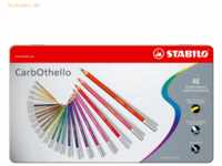 Stabilo Pastellkreidestift CarbOthello Metalletui mit 48 Stiften