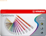 Stabilo Pastellkreidestift CarbOthello Metalletui mit 60 Stiften