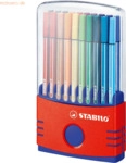 Stabilo Fasermaler Pen 68 ColorParade Kunststoffbox mit 20 Stiften