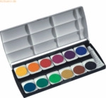 5 x Herlitz Deckfarbkasten 12 Farben