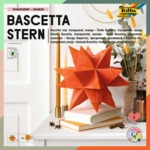 Folia Bascetta Stern - orange transparent &Oslash; 30 cm.