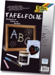 Folia Tafelfolie - 23 x 33 cm selbstklebend schwarz.