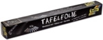 Folia Tafelfolie - 45 x 200 cm selbstklebend schwarz inkl. 10x Kreide.