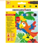 5 x Eberhard Faber Wachsmalstift / Gelmalstifte rund VE=6 Farben