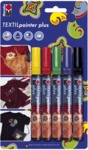 Marabu Textil Painter plus 5er-Blister-Sortierung 5 x 3 mm.