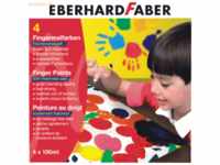 4 x Eberhard Faber Fingermalfarben 4 Farben a 100ml