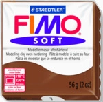 6 x Staedtler Modelliermasse Fimo soft 56g caramel
