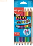Maped Buntstift Color'Peps Duo Blisterschachtel zweifarbige Stifte VE=