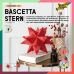 Folia Bascetta Stern - rot transparent &Oslash; 20 cm.