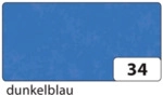 Folia Transparentpapier - 42g 70 x 100 cm gefalzt 25 Bogen dunkelblau.