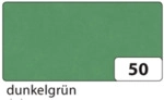 Folia Transparentpapier - 42g 70 x 100 cm gefalzt 25 Bogen dunkelgr&uuml;n.