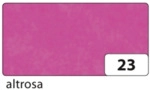 Folia Transparentpapier - 42g 70 x 100 cm gefalzt 25 Bogen altrosa.