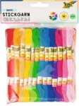 Folia Bastelset Stickgarn - 52 Docken &agrave; 8 m 26 Farben sortiert.