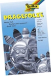 Folia Pr&auml;gefolie Mappe - 19 x 30 cm silber 3 Blatt.