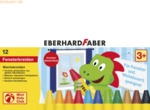 5 x Eberhard Faber Wachsmalstift / Fensterkreide dreikant VE=12 Farben
