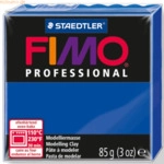 4 x Staedtler Modelliermasse Fimo professional ultramarin 85g