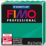 4 x Staedtler Modelliermasse Fimo Professional echtgr&uuml;n 85g