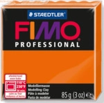4 x Staedtler Modelliermasse Fimo professional orange 85g