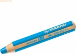 Stabilo Holzfarbstift woody 3 in 1 cyanblau