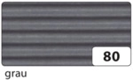 Folia Bastelwellpappe - 50 x 70 cm grau.