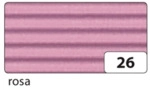 Folia Bastelwellpappe - 50 x 70 cm rosa.