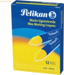 Pelikan Wachs-Signierkreide 772/12 gelb VE=12 St&uuml;ck