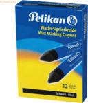 Pelikan Wachs-Signierkreide 772/12 schwarz VE=12 St&uuml;ck