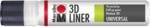 Marabu 3D-Liner - wei&szlig; 670 25 ml.