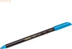 10 x Edding Fasermaler edding 1200 colourpen 1mm blaumetallic