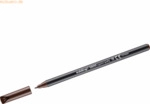 5 x Edding Fasermaler edding 1200 colourpen 1mm dunkelbraun