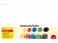 4 x Eberhard Faber Schulmalfarbe Efacolor Tempera Töpfe 25ml VE=6 Farb