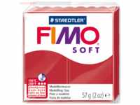 6 x Staedtler Modelliermasse Fimo soft Christmas red 57g
