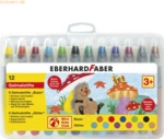 Eberhard Faber Gelmalstifte Basic + Metallic rund VE=12 St&uuml;ck